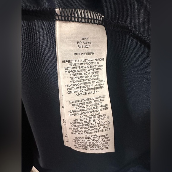 Boden Velvet Navy Blue Dress Size 8P - Picture 13 of 16